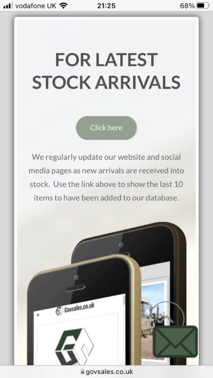 Govsales.co.uk - Click to view latest stock arrivals